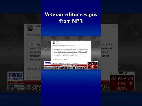 NPR editor resigns after no-pay suspension, calls out network’s liberal bias #shorts