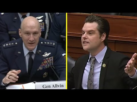 Matt Gaetz CONFRONTS Top Air Force Officials on F-35 Program Failure