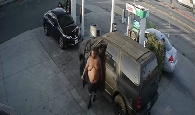 VIDEO: Suspect Carries Out Gruesome Beating On Woman Pumping Gas