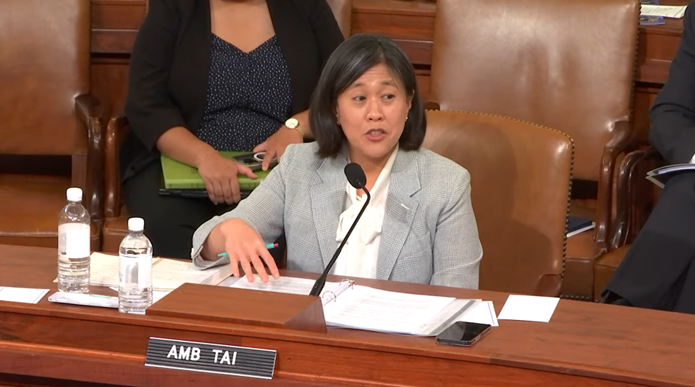 USTR is Reviewing Shipbuilding Trade Petition and is “Very Close” to Finalizing Review of Tariffs on Chinese Imports, Tai Testifies