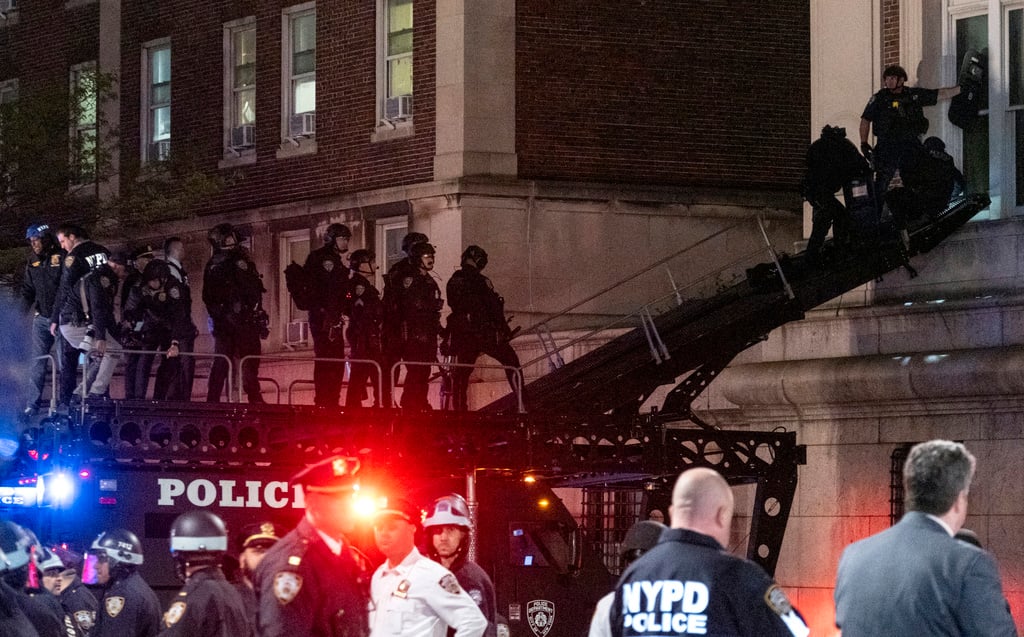 NYPD Clears Columbia University Anti-Israel Protest From Academic Hall