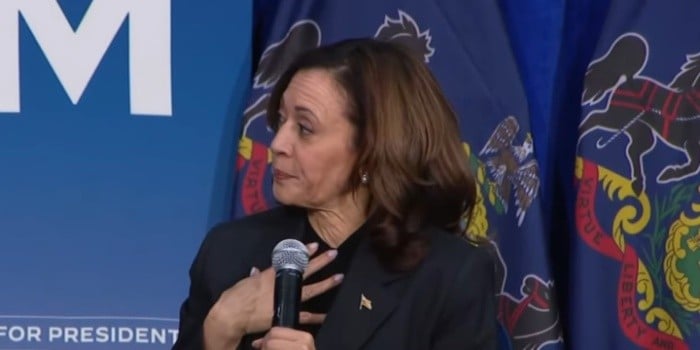 Kamala Admits to Sexual Harassment of Male Reporters in ‘Viagra,’ ‘Ovaries’ Speech