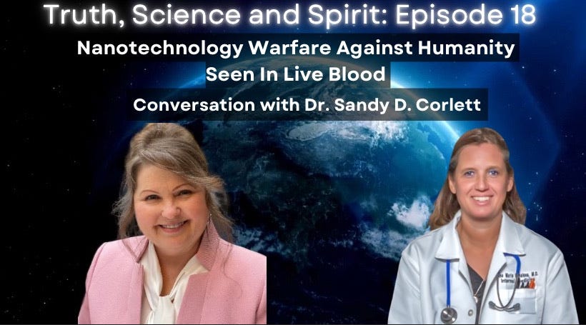 Nanotechnology Warfare Against Humanity Seen In Live Blood – Conversation with Dr. Sandy D. Corlett, ND, ThD, DDiv, DCC, PScD Truth, Science and Spirit Episode 18