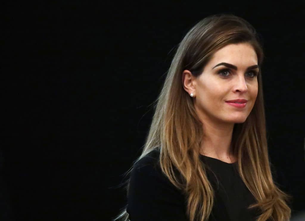 Tearful Hope Hicks Says Trump Was Trying To Protect His Family