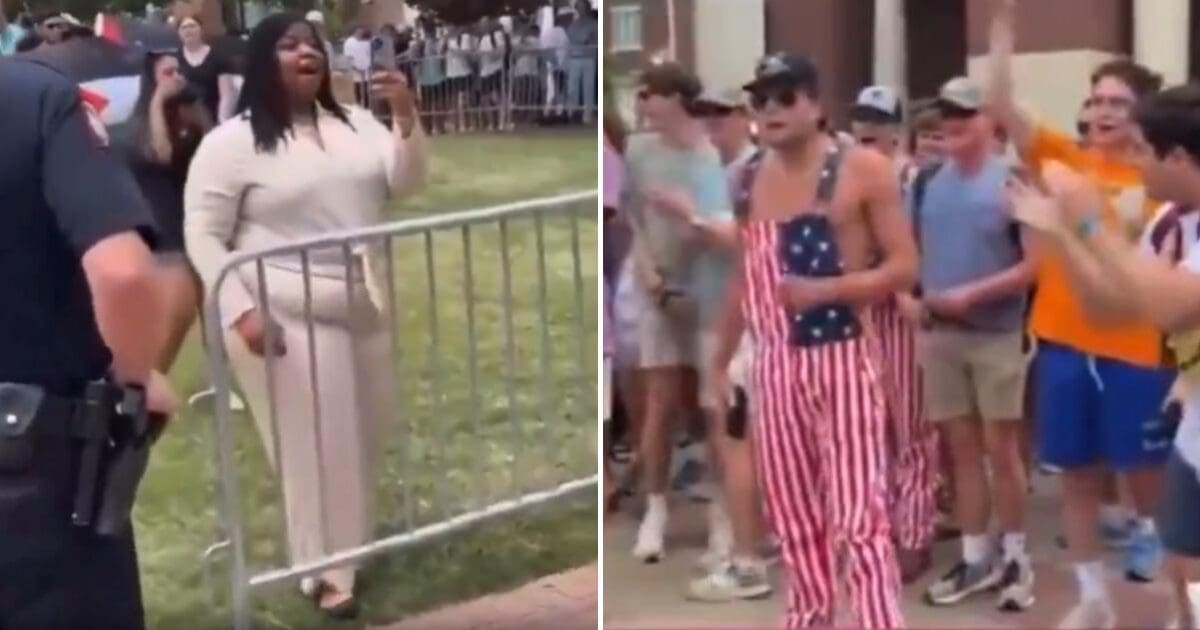Leftists BIG mad when Ole Miss students chant ‘Lizzo Lizzo Lizzo’ at obese black anti-Israel protester