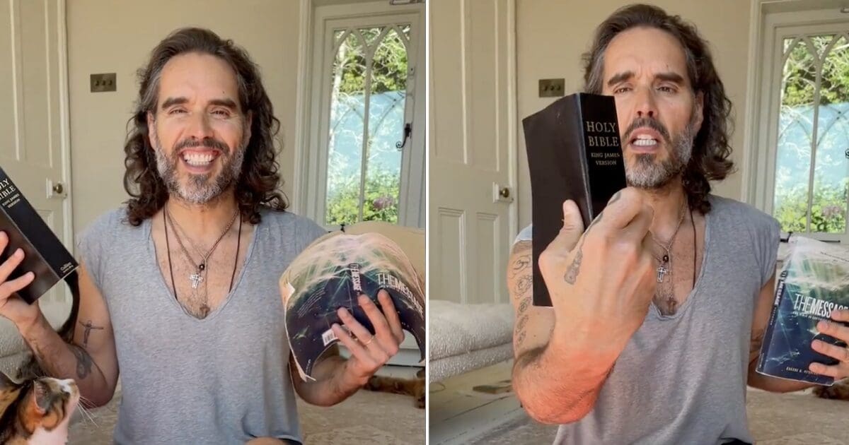 Russell Brand candidly shares struggles one week in as a Christian