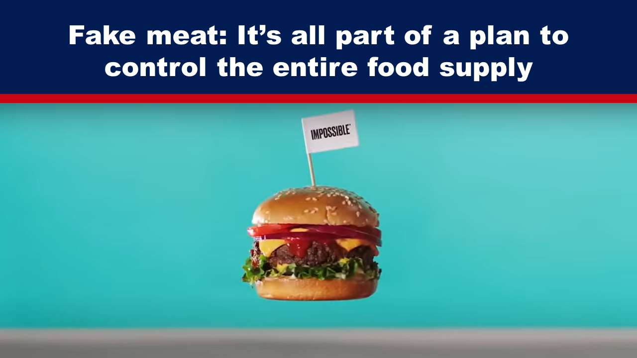 Fake meat: It’s all part of a plan to control the entire food supply