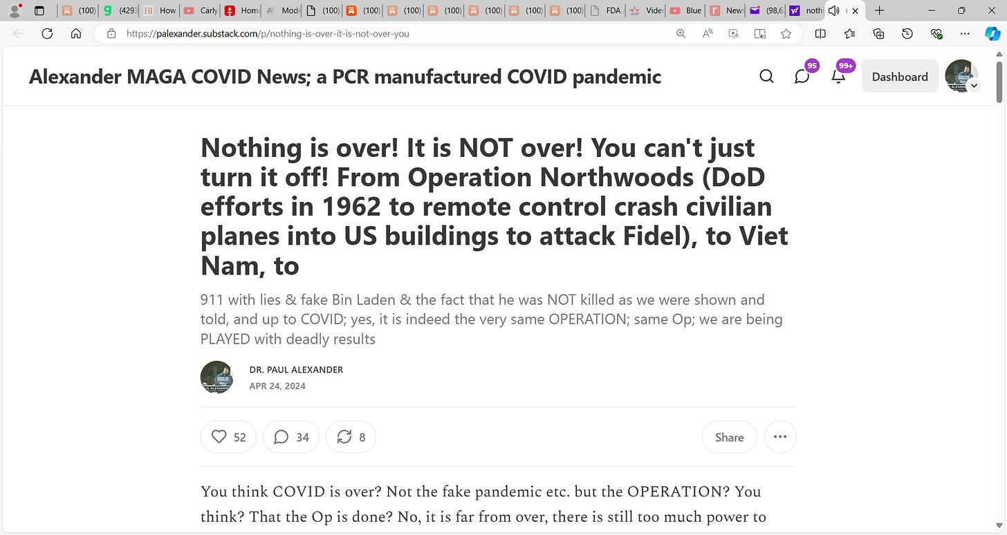 ‘Nothing is over, you just can’t turn it off’! iconic scene in 1982 RAMBO! So read about Operation Northwoods, read about Gulf of Tonkin incident; was H1N1 (2009) under Obama a dry run beta test (as