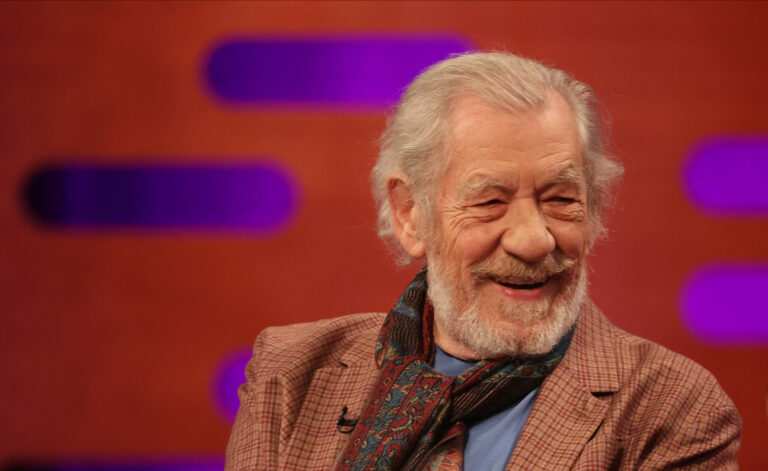 Ian McKellen is in ‘good spirits’ after falling off the stage during a performance