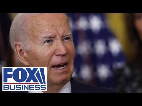 ‘WHAT DID HE SAY?’ Biden completely butchers sentence after making joke during speech