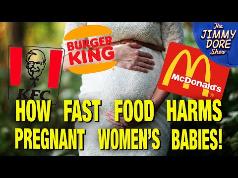 Fast Food Is Bad For Pregnant Women & Your Baby! – New Study
