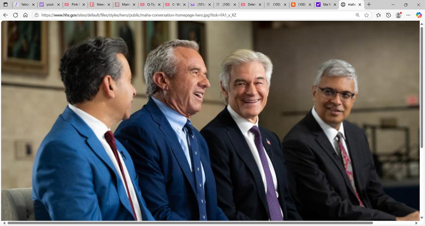 Devastating for Makary of FDA, HHS, NIH, CDC etc. & Malone, Bourla, Bancel Pfizer Moderna et al. all approve of more mRNA vaccine for infants as young as 6 months? Babies? McCullough & John Fredericks