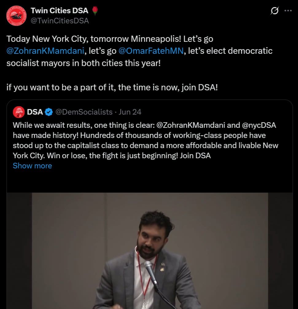 DSA Seeks to Install Muslim Commie Omar Fateh as Minneapolis Mayor—A Clone of NYC’s Zohran Mamdani