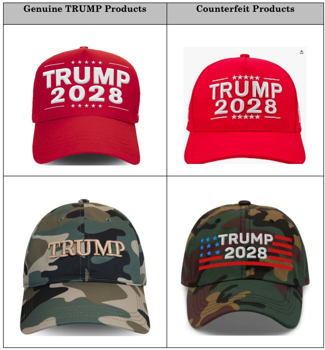 Trump Organization sues online sellers over counterfeit merchandise