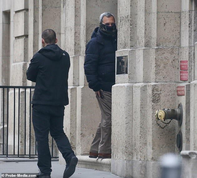 Prime Minister Barak of Israel attempts to hide his face as he enters Jeffrey Epstein’s Mansion during one of his 30 times with Epstein before his death; what is your view? is there fire to all this
