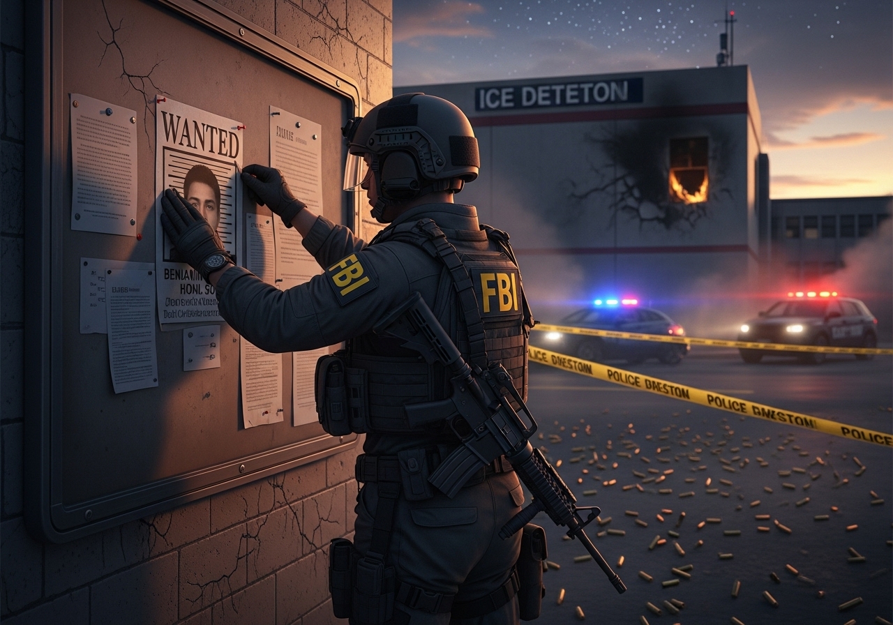 Armed Attack on ICE Facility Ignored by Media