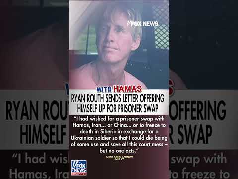 Would-be Trump assassin pens ‘bizarre’ letter: ‘I had wished for a prisoner swap’ #shorts