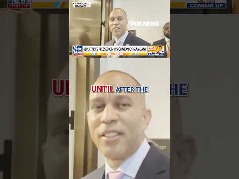 DEMS DODGE: Jeffries pressed on Mamdani endorsement #foxnews #news #shorts