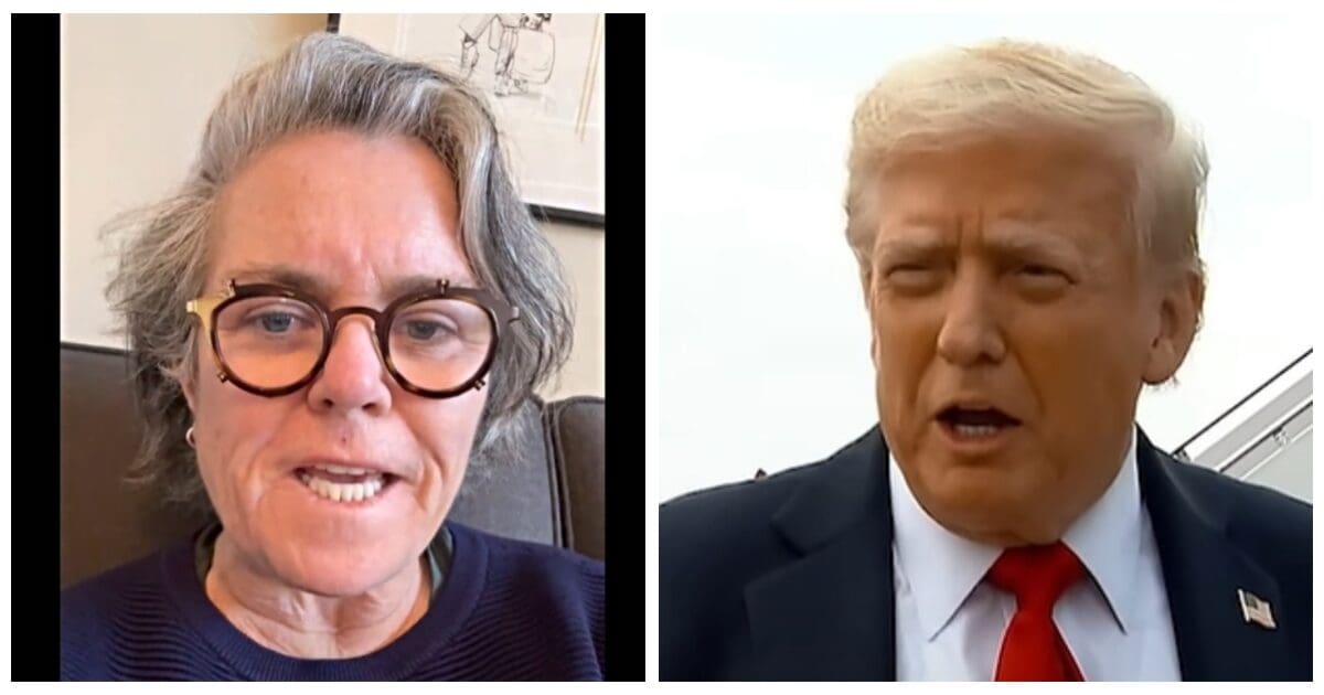 Rosie O’Donnell fires back after Trump trolls the pants off her