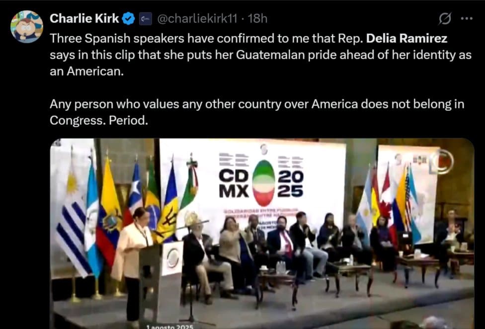 Treasonous Democrat Homeland Security Committee Member Pledges Allegiance to Guatemala, Husband is Illegal Immigrant