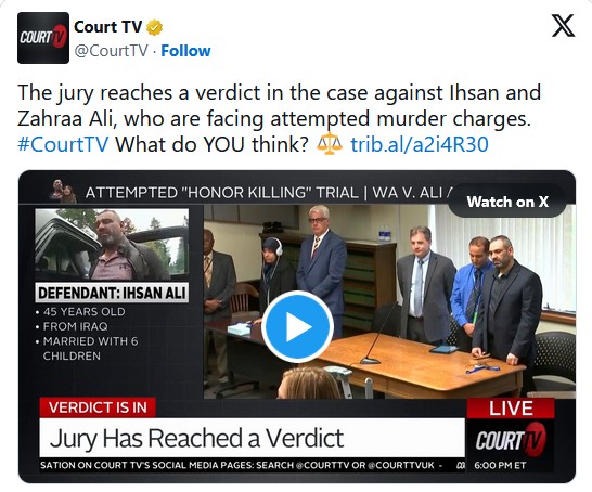 Muslim Migrants Found NOT GUILTY of Attempted “Honor Killing” Despite Being Caught on Tape Violently Assaulting Daughter Allegedly For Not Wanting to Marry Older Muslim Man