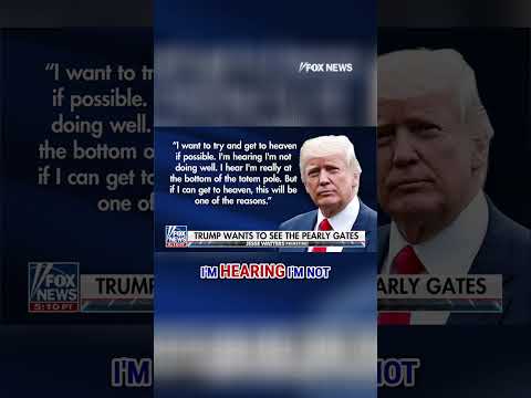 Watters: Trump wants to walk through the ‘pearly gates’ #shorts #trump #jessewatters #politics