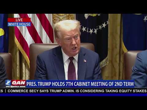 LIVE: President Trump Holds 7th Cabinet Meeting of 2nd Term