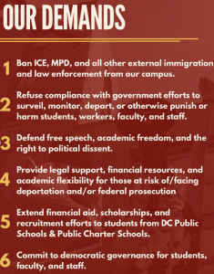 George Washington University Student Groups Revolt Over Trump Anti-Semitism Crackdown, Demand ‘Sanctuary Campus’ Free From Police